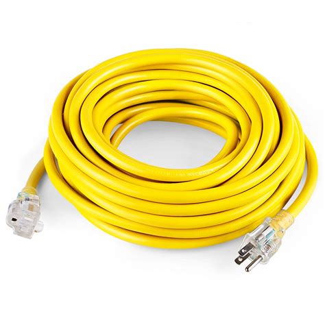 50 ft heavy duty extension cord|12 gauge 50' extension cord.